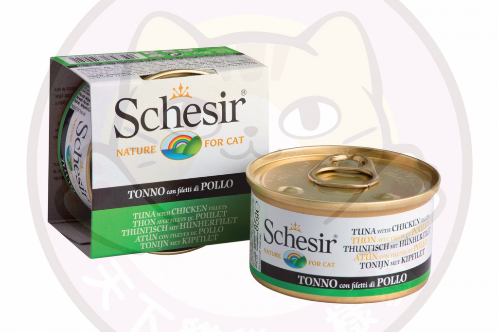 Schesir 啫哩系列 code 137 吞拿魚及雞肉絲85g (SCH750051) TUNA WITH CHICKEN FILLETS