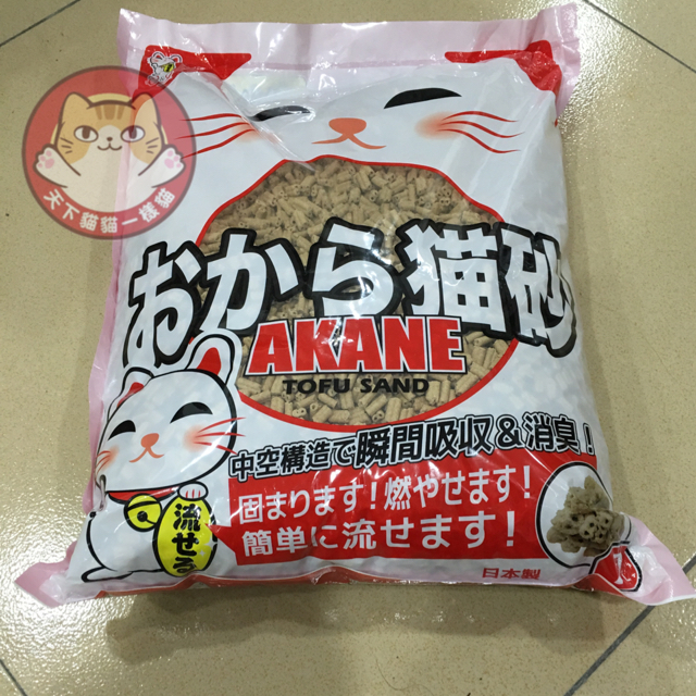 Akane 日本製強力除臭雙孔豆腐砂 (Soybean Cat Litter) 7L