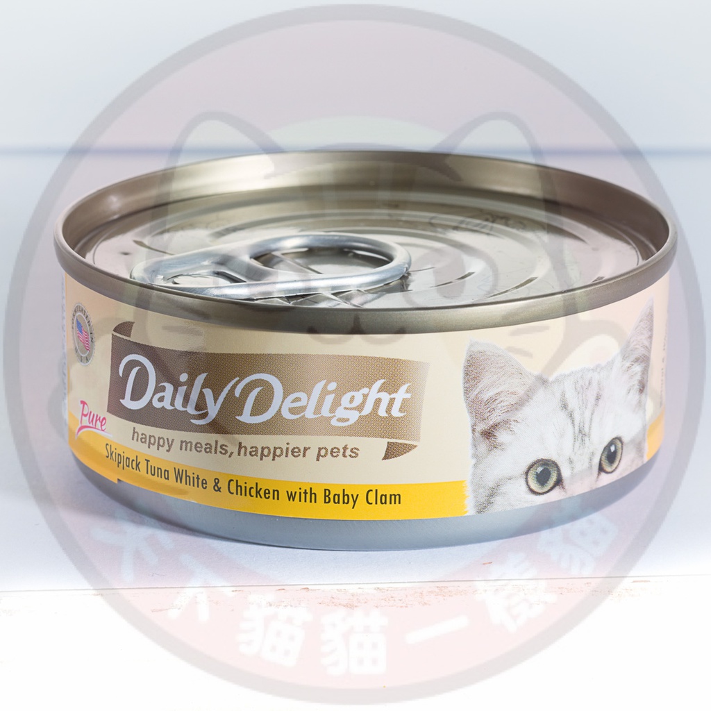 Daily Delight Pure DD41 Skipjack Tuna White & Chicken with Baby Clam 80g 低鎂配方白鰹吞拿魚+雞肉+BB蜆 DD41