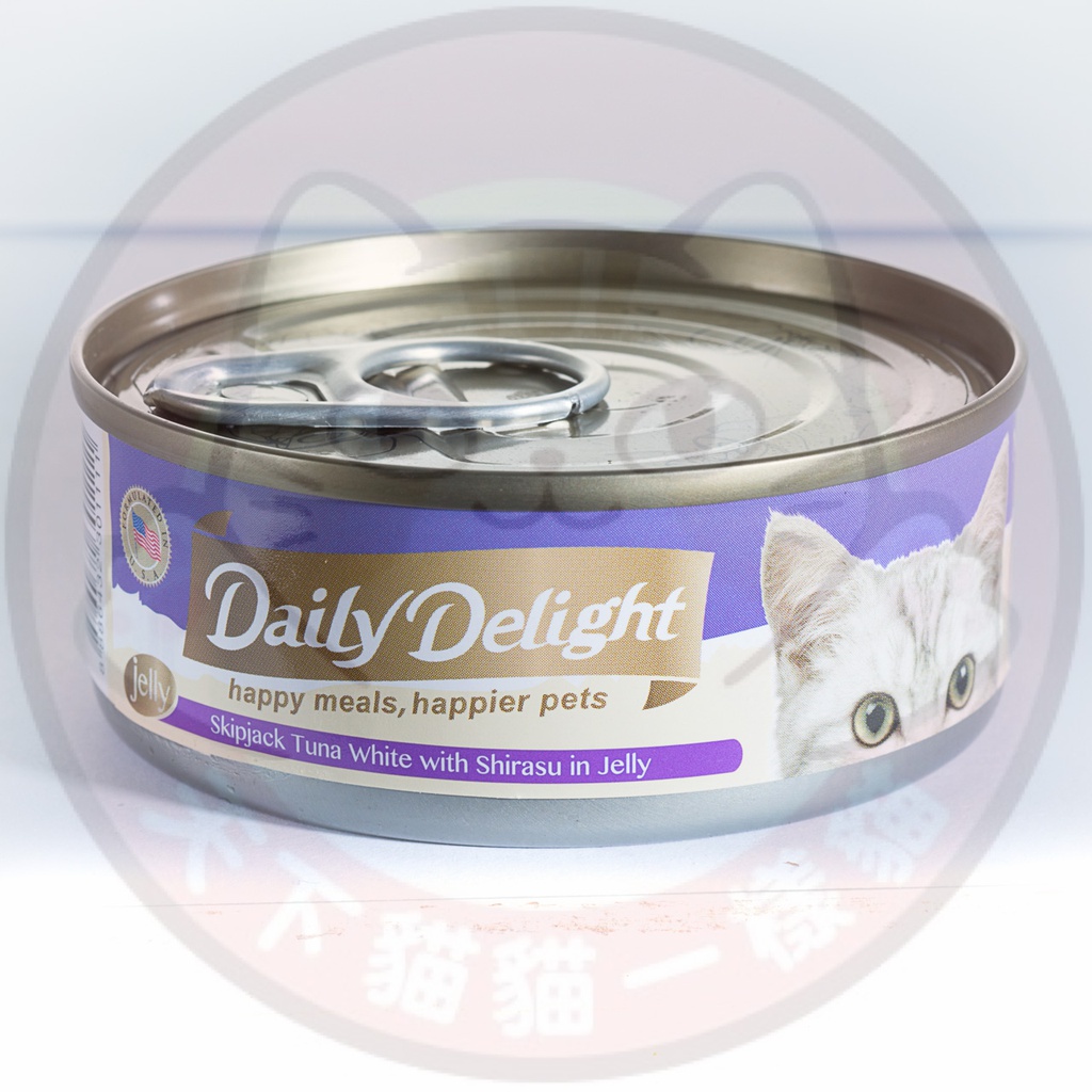 Daily Delight Jelly DD55 Skipjack Tuna White with Shirasu 80g 無穀物低鎂白鰹吞拿魚+銀魚 DD55