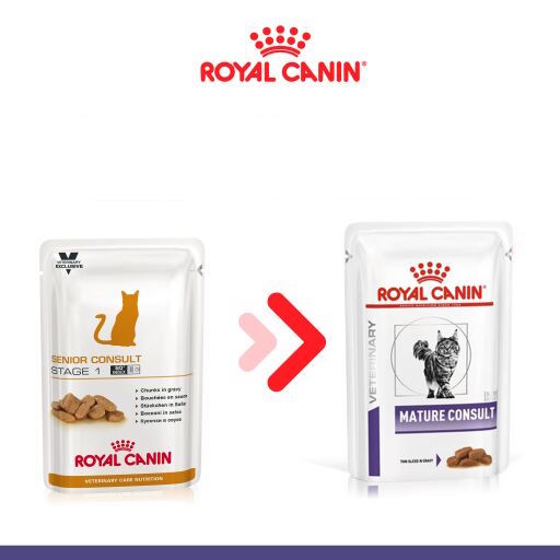 Royal Canin Mature Consult Pouch (舊名: Senior Consult Stage 1) 濕糧 85g X 12小包裝 [訂貨需時5-7天] 3019200