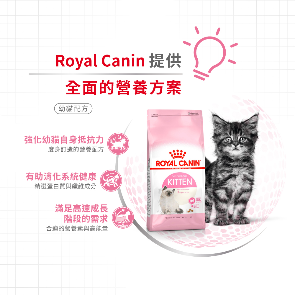 Royal Canin - Feline Health Nutrition (FHN) Kitten - up to 12 moths (k36) 健康營養系列 幼貓營養配方 (幼貓kitten) 10kg (新裝) 