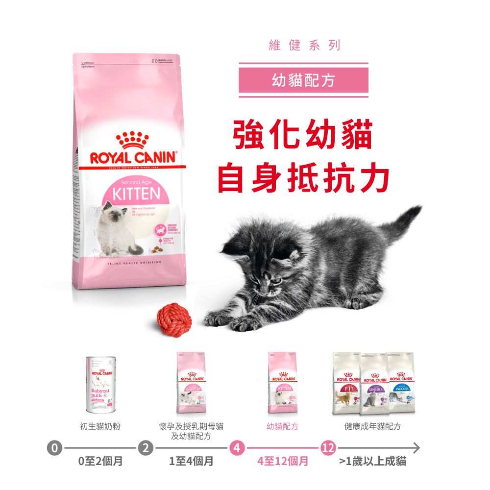 Royal Canin - Feline Health Nutrition (FHN) Kitten - up to 12 moths (k36) 健康營養系列 幼貓營養配方 (幼貓kitten) 04kg