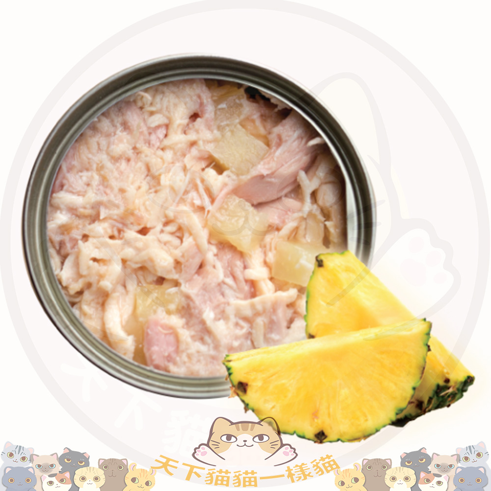 Nurture Pro 天然密碼 Chicken & Skipjack Tuna Meat with Pineapple 菠蘿去毛球主食罐 80g