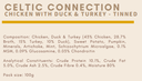 CELTIC CONNECTION Canned Food  [啡罐] CHICKEN WITH DUCK & TURKEY 雞肉/鴨肉/火雞 全貓主食罐(德國製造)100g