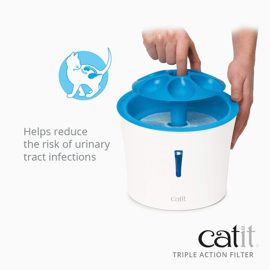 Catit Fountain Filter Triple Action三重過濾自動飲水器替換過濾棉 5PC (#43746)