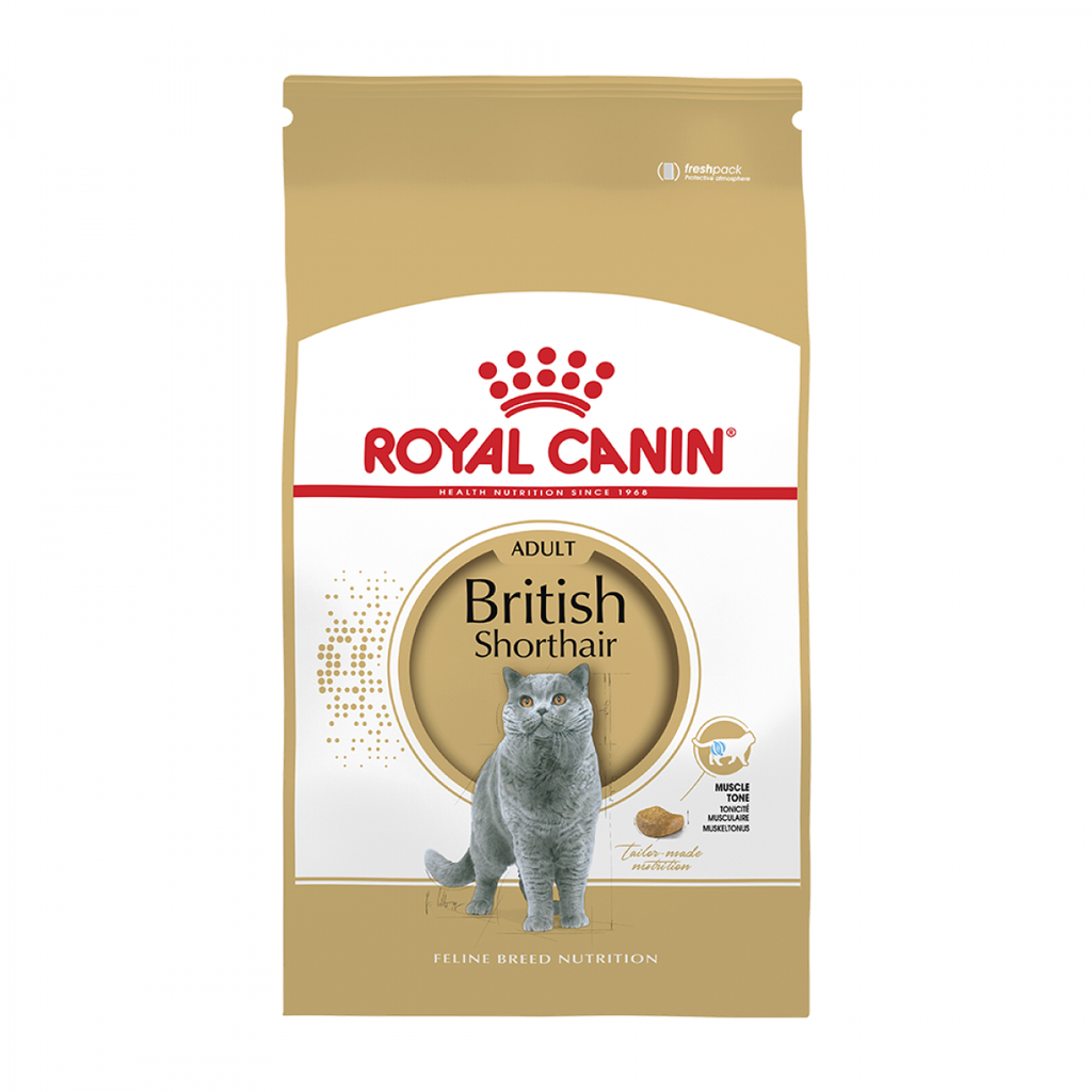 Royal Canin CAT - Feline Breed Nutrition(FBN)  British Shorthair Adult 純種系列 英國短毛成貓專屬配方 02kg (原裝行貨)