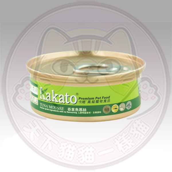 Kakato 卡格 (602) 高級寵物罐頭 40g Tuna Mousse 吞拿魚慕絲 40g