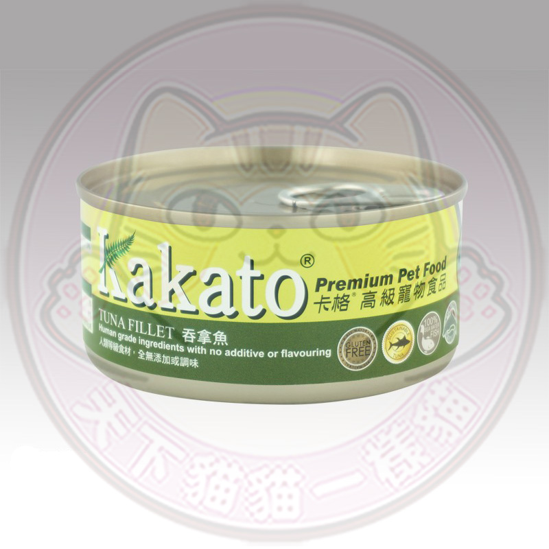 Kakato 卡格 (823) 高級寵物罐頭 吞拿魚 170g