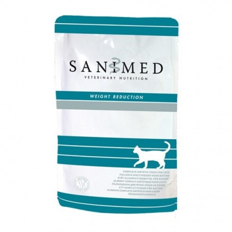 Sanimed Curative Cat Weight Reduction Feline 減重配方 濕糧 貓用 100g x 12包 [訂貨需時5-7天]