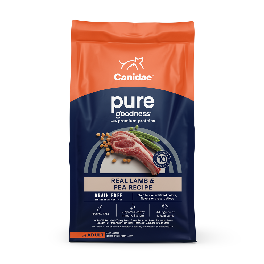 Canidae Dog PURE Grain Free Dry Dog Food with Lamb 無穀物元素成犬配方(羊肉&豌豆) 12lb (原價$558) (1571) (訂貨需時3-5天)