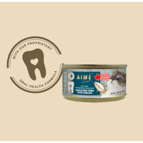 AIME KITCHEN 100G ORAL HEALTH #7766 ALBACORE TUNA 長鰭吞拿魚 口腔強健配方 主食罐 (H6613)