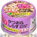 CIAO A12 鰹魚白飯魚片(扇貝味) 85g (姣紫)