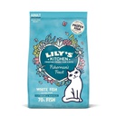  Lily's Kitchen [ White Fish & Salmon Dry Food ] 莉莉廚房貓糧低磷無榖物鮮味魚肉餐 2KG (成貓/adult)(藍) {原裝行貨}