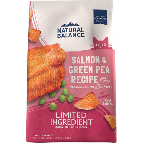 Natural Balance 雪山牌 L.I.D. Grain Free Green Pea Salmon 10lb 低敏青豆三文魚肉成貓糧 10磅 (NB大粉紅)