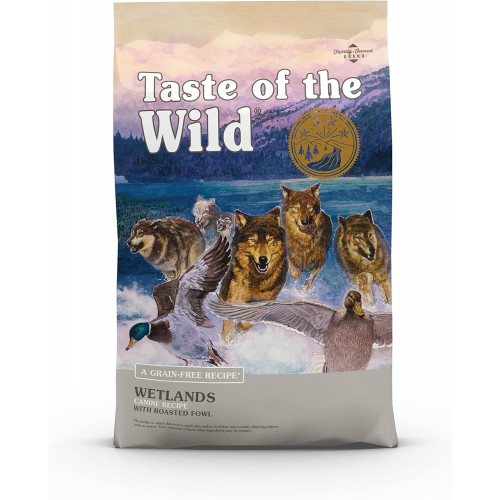 Taste Of The Wild (狗糧) 無穀物全犬乾糧 Wetlands Canine Formula with Roasted Fowl Grain Free Diet 無穀物鴨肉配方狗糧 28lb