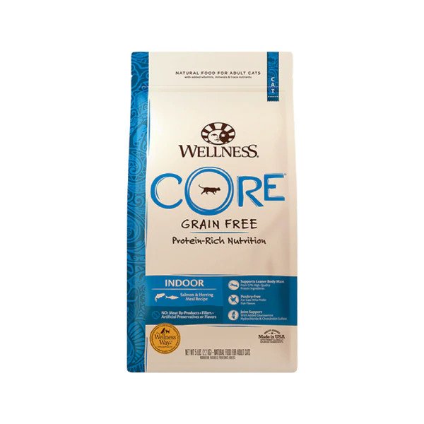 Wellness CORE Grain Free - 11磅 (8327) Indoor Seafood Formula 室內貓海洋魚配方 11lbs (藍色)