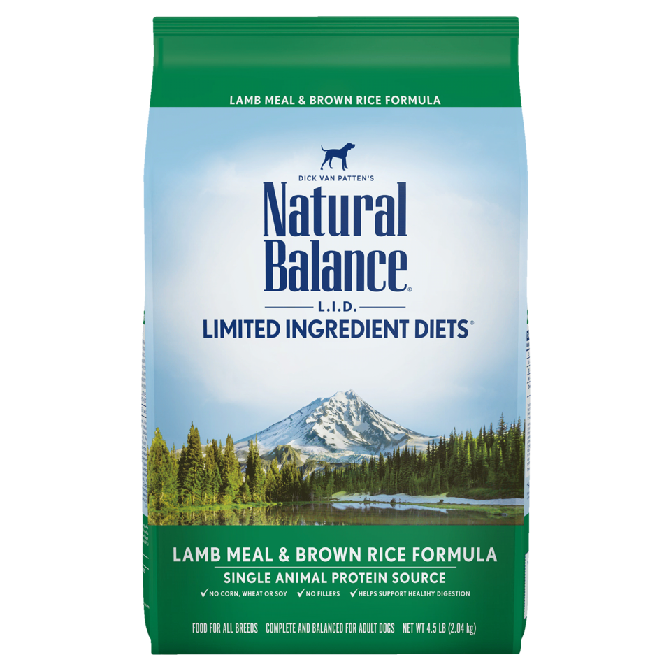 [斷貨中, 未有返貨期] Natural Balance 雪山牌 狗糧 單一蛋白 糙米系 羊肉成犬配方 26磅 Lamb Meal & Brown Rice formula for Dog 26lb