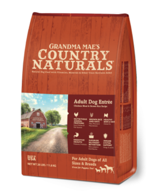 Country Naturals 狗糧 - 燕麥糙米鯡魚雞肉成犬配方 Adult Dog Entree 14lb(訂貨需時3-5天)