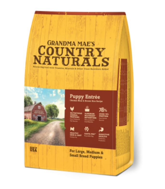 Country Naturals 狗糧 - 燕麥糙米雞肉幼犬配方 Puppy Entree 24lb (現#CN0058, 前#CN0060) (訂貨需時3-5天)