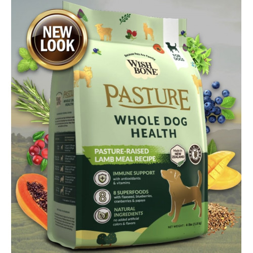 WishBone 威斯邦狗糧 Pasture : Pasture-Raised Lamb Meal Recipe 野牧羊 成犬配方 20lb (訂貨需時3-5天)