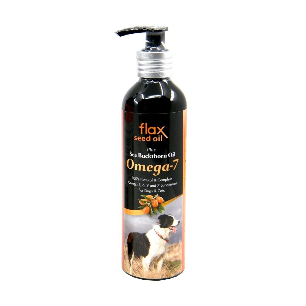 Fourflax 金裝Omega-7 250ml Flax Seed Oil Plus Sea Buckthorn Oil for Cats & Dogs 紐西蘭亞麻籽油＋沙棘果油  [貓狗適用] (Expiry Date: MAY 2023)