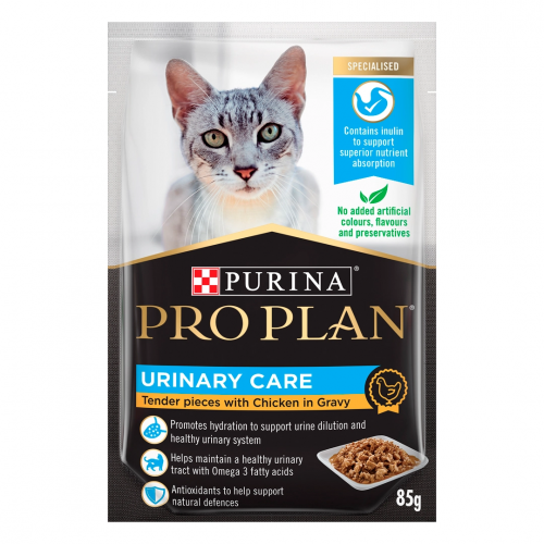 [斷貨中, 9月頭至中才有, 可預訂等貨到] Purina Pro Plan (URINARY TRACT HEALTH ) 成貓泌尿健康配方主食濕糧 醬汁雞肉 85g  