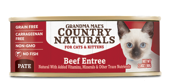 Country Naturals 樂淘美 Grain Free #018 Beef Entree 80g 農場鮮牛肉泥主食罐 Mousse