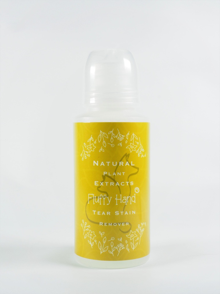 Fluffy Hand  Natural Tear Stain Remover (Made in Hong Kong) 天然植物提取去淚痕液(貓狗適用) 100ml（天然溫和、清淚痕、清眼垢、不刺激、恢復毛髮色澤、舒緩眼部乾澀、瘙癢舒緩）(Expiry Date: 11Feb,2023)