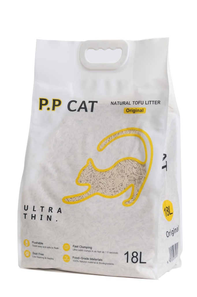 (Sand) P.P Cat Ultra Thin 2.0mm 豆腐砂 蘆薈味 【PP蘆】18L