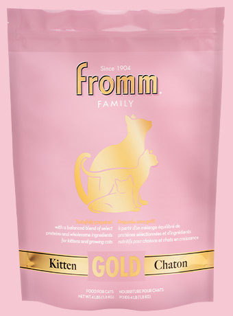 [斷貨中, 可預訂等貨到] Fromm Gold Kitten 10lbs  金裝幼貓糧 - 雞肉三文魚配方 (適合小貓、懷孕貓及哺乳貓媽) 10磅