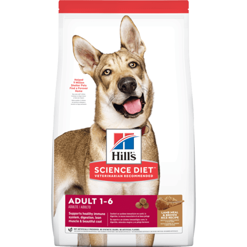 Hill's Dog - Science Diet Adult 1-6 Lamb Meal & Rice Recipe Original bites (#8556) 15.5lb 羊飯 標準粒 成犬 (1－6歲)