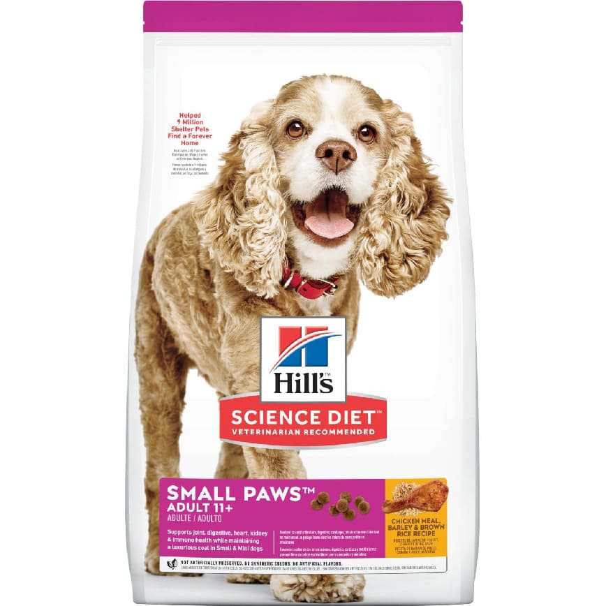 Hill's Science Diet Adult 11+ Small Paws (#2533)4.5lb 小型犬種 高齡犬Adult 11+