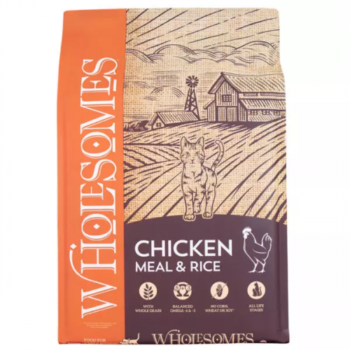 SportMix Wholesome Chicken Meal & Rice Formula 全天然雞肉全貓配方 15lb (原價$299) (Expiry Date: 09月2023) (橙色)