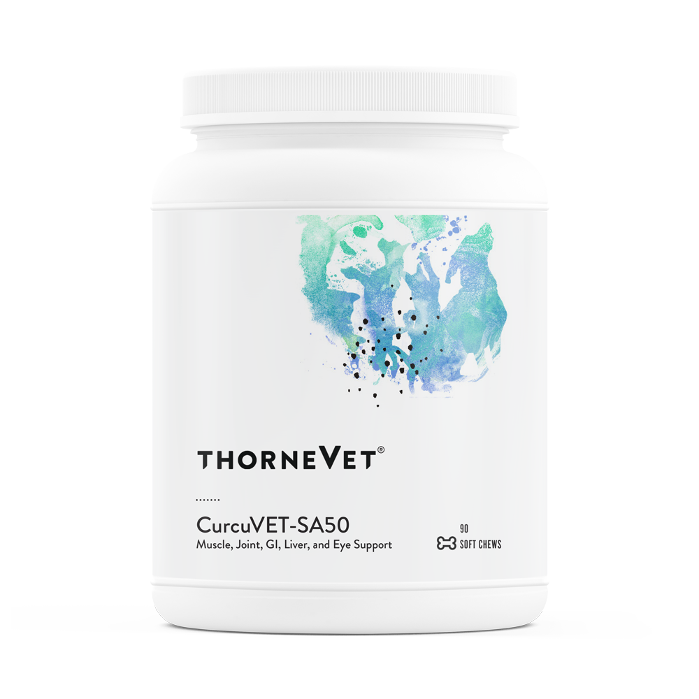 ThorneVet 霍恩 CurcuVET-SA50 (50mg) 90 Soft Chews 薑黃素 50毫克 (貓及小型犬適用) 90粒裝 