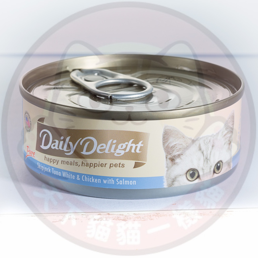 Daily Delight Pure DD43 Skipjack Tuna White & Chicken with Salmon 80g 低鎂配方白鰹吞拿魚+雞肉+三文魚 DD43