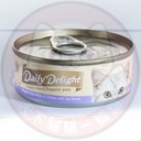 Daily Delight Pure DD44 Skipjack Tuna White & Chicken with Sea Bream 80g 白鰹吞拿魚+雞肉+海鯛魚 DD44