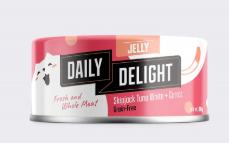 Daily Delight Jelly DD51 Skipjack Tuna White with Carrot 80g 無穀物白鰹吞拿魚+胡蘿蔔 DD51