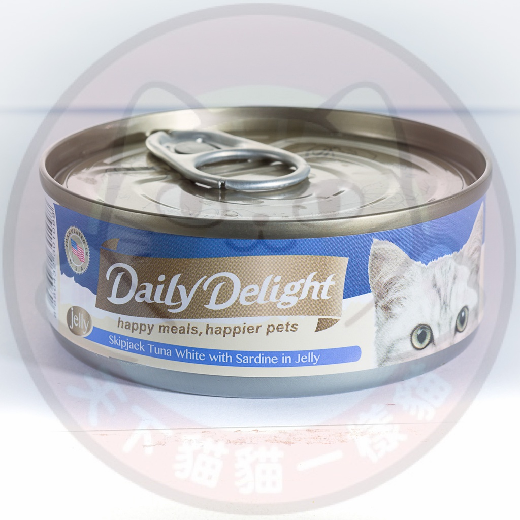 Daily Delight Jelly DD53 Skipjack Tuna White with Sardine  80g 無穀物低鎂白鰹吞拿魚+沙丁魚 DD53