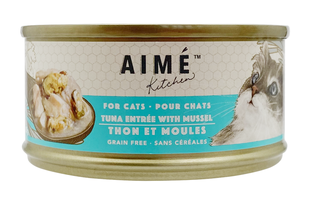 Aime Kitchen 27600 TUNA Entree With MUSSEL 85g 吞拿魚配青口無穀物貓罐罐