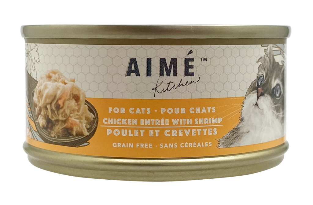 Aime Kitchen 27605 CHICKEN Entree With SHRIMP 85g 雞肉配蝦仁無穀物貓罐罐