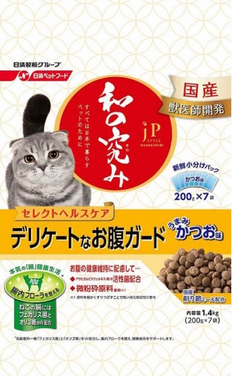 日清JP和の究味 精選保健系列- 腸胃保健貓乾糧1.4kg_NJP182