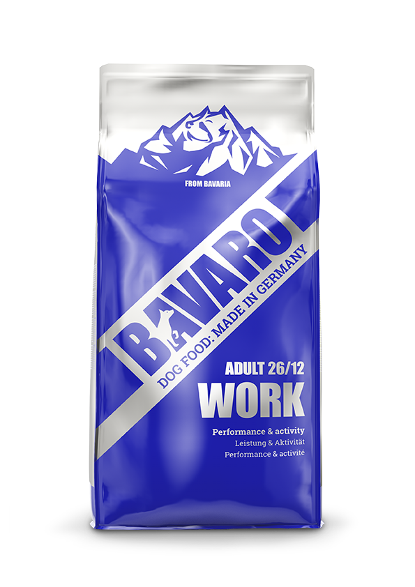 Bavaro 狗糧 [Work 26/12] Working Dog 力量成犬 (藍袋) 18kg(訂貨需時3-5天)