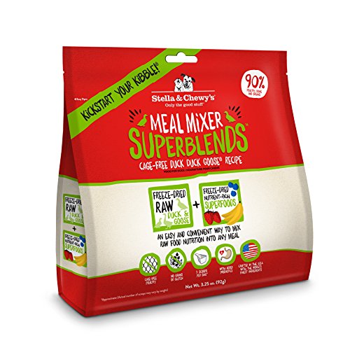 Stella & Chewy's DOG 超級‧乾糧伴侶 SC065 Meal Mixer Superblends For Dog 放養鴨鴨鵝配方 03.25oz