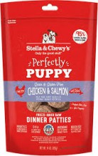 Stella & Chewy's DOG 凍乾脫水狗糧 SC099 Freeze Dried Dinner Patties for dog - 幼犬雞肉及三文魚配方 05.5oz