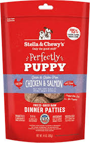 Stella & Chewy's DOG 凍乾脫水狗糧 SC100 Freeze Dried Dinner Patties for dog - 幼犬雞肉及三文魚配方 14oz