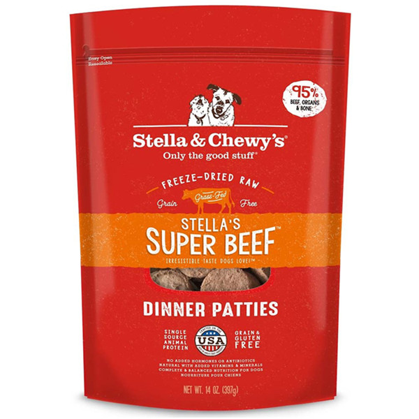 Stella & Chewy's DOG 凍乾脫水狗糧 SC001 Freeze Dried Dinner Patties for dog - 牛肉配方 05.5oz