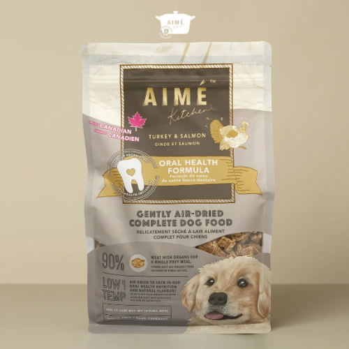 Aime Kitchen 狗糧 Oral Health 1KG Air Dried【TURKEY & SALMON】口腔強健配方 風乾鮮肉 火雞+三文魚 (AKATD1)(訂貨需時3-5天)