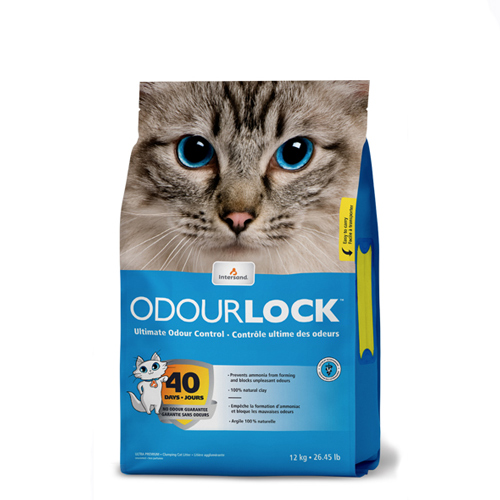  Intersand Odour Lock 12kg 加拿大鎖臭40天無塵礦物砂 12kg (原價$189)【OL藍12kg】