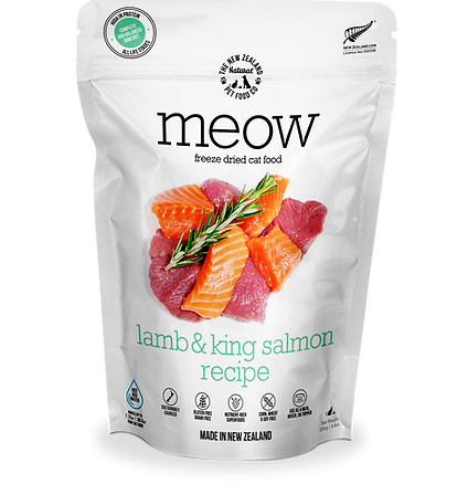 THE New Zealand NATURAL Meow Freeze Dried 280g Lamb & King Salmon 優質凍乾羊肉+帝皇三文魚